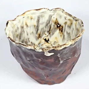 Tea Bowl ceramic stoneware glazed Gletscher sign Prof em A Loeschner-Gornau BW4 - Picture 1 of 7