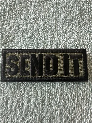LONEWOLF1852 SEND IT American Hook & Loop Morale Patch
