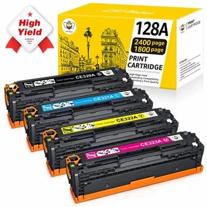 Confezione 4 CE320A Set per HP 128A Toner a Colori LaserJet Pro CM1415fnw CP1525 CP1525nw - Foto 1 di 9