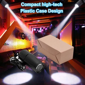 Foco LED Haz Pinspot Luz Escenario Iluminación Blanco KTV DJ Luces de Discoteca - Imagen 1 de 9