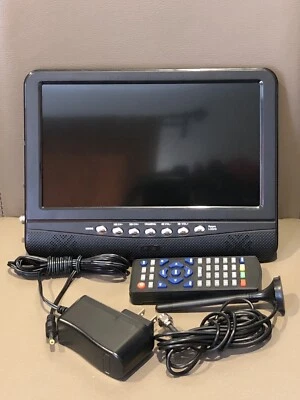 RV Car Portable 9.5 Inch TFT LCD Screen HDTV w Coaxial USB mSD AV Player NS-901 - Image 1 of 4