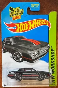 Mattel Hot Wheels HW Workshop '86 Monte Carlo SS BLACK #230 - Picture 1 of 1
