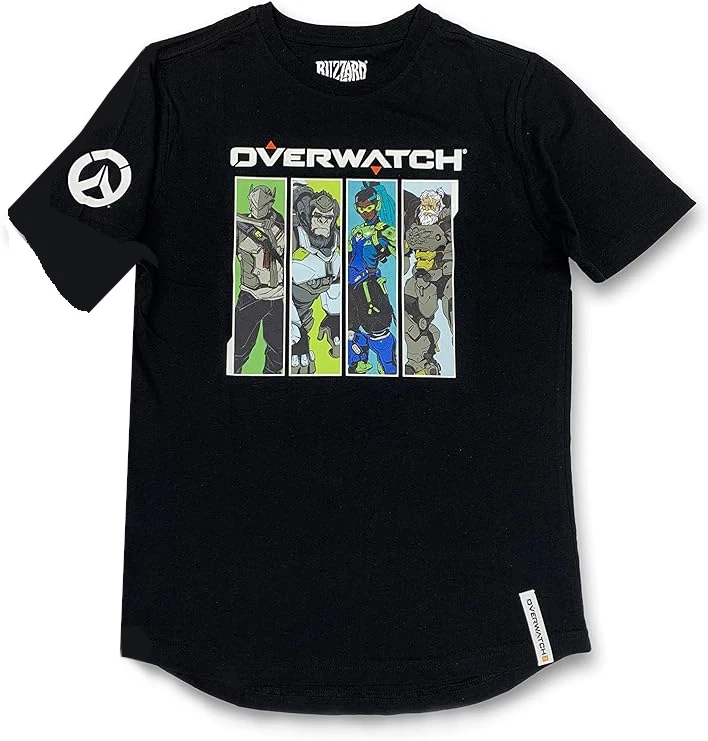 OVERWATCH Boys' Video Gamer Graphic Short Sleeve Tee T-Shirt NEW - Image 1 of 1