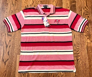 Vintage Tampa Bay Buccaneers Polo Shirt Large Pro Player NFL Football 90's NWT - Picture 1 of 4