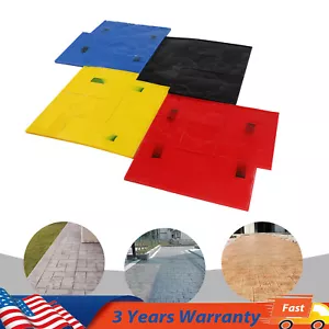 4Pcs Concrete Texturing Stamping Floor Cement Stamps Mold Mats Sets 24*24 Inch - Picture 1 of 20