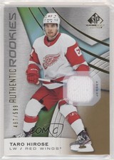 2019-20 SP Game Used Authentic Rookies Gold Jersey Relics Taro Hirose Rookie RC