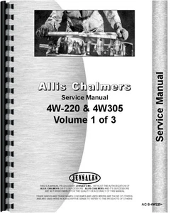 Manual de servicio del tractor Allis Chalmers 4W-20 4W-305 (AC-S-4W220+) - Imagen 1 de 1