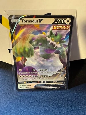 Tornadus V 124/198 Swsh06: Sword & Shield - Chilling Reign Holo - Image 1 of 4