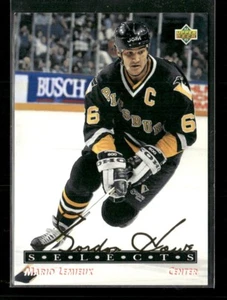 1992/93 UPPER DECK ICE GORDIE HOWE SELEZIONA MARIO LEMIEUX #G9 - Foto 1 di 2