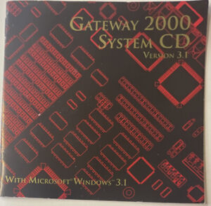 Gateway 2000 System CD Version 3.1 FRONT COVER ARTWORK ONLY! EFG