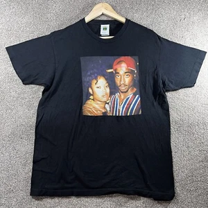 VTG Cross Colours Ya Dig T-Shirt Mens L Black Logo Tupac Shakur Aaliyah Pullover - Picture 1 of 9