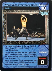 WWE Raw Deal CCG Summer Slam 6.0 What Does Everybody Need? Al Snow 117/150 - Picture 1 of 1