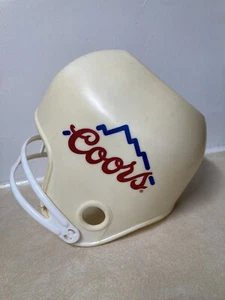 Vtg COORS Beer Bucket Football Helmet Plastic Ice Bucket Server Ice Bucket - Picture 1 of 13