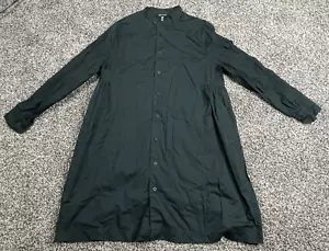 Eskandar Long Smock Dress shirt BLK Sz 0 - Picture 1 of 6