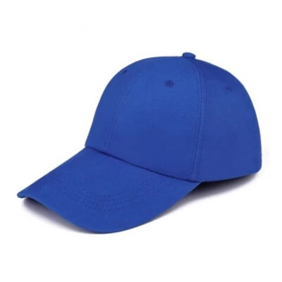 Boné de beisebol liso sólido caminhoneiro camuflado chapéu branco bola masculino feminino ajustável NOVO - Imagem 1 de 4