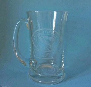 MAJESTIC CRYSTAL GLASS TANKARD - WORLD VINTAGE CRICKET STRATFORD UPON AVON 2008 - Picture 1 of 3