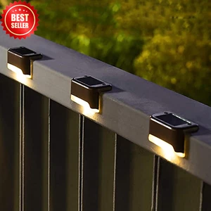 16x Solar Deck Step Lights Outdoor Waterproof LED for Stairs Fence Patio Yard - Picture 1 of 12