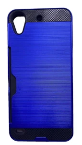 Sonne Premium Case with Card Slot for HTC Desire 530 - Black/Blue - Picture 1 of 6