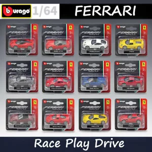 Bburago Alloy Ferrari Race&Play Car Toy Diecast Vehicles Models Gift 1:64 - Picture 1 of 27