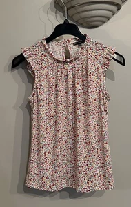 Blusa sin mangas con estampado floral talla pequeña Adrianna Papell - Imagen 1 de 4