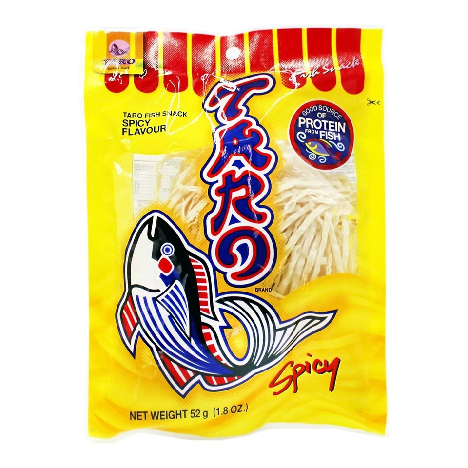 Taro Fisch Snack Spicy 52g