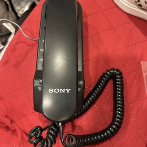 Vintage 80’s Sony Telephone Black IT-B3 Wall / Desk Phone - Tested - Picture 1 of 3