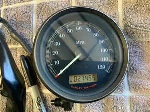 Harley OEM 2008 up Speedometer (27K) Touring, Dyna -Silver Face #67349-08 - Picture 1 of 6