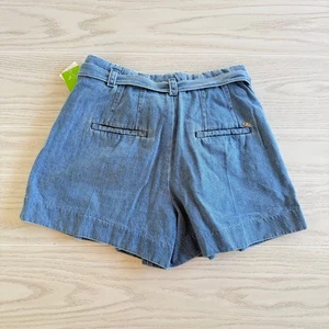 Sam Edelman Damen High Rise Denim Hose Shorts Größe 2 blau neu mit Etikett - Bild 1 von 5