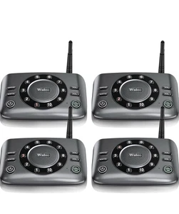Confezione 4 Citofoni Wireless FM Full Duplex Vivavoce Aggiornati 10 Canali Nuovi  - Foto 1 di 14