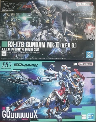 (NEW) HG 1/144 Gundam GquuuuuuX & HGUC 1/144 Gundam Mk.II - Image 1 of 3