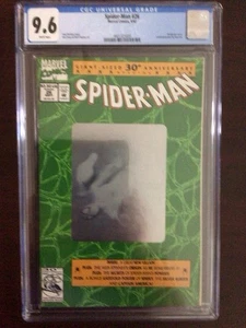 CGC 9.6 Spider-Man 26 Hologram Cover White Pages - Imagen 1 de 3