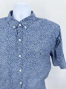 Camisa Vineyard Vines Para Hombre XL Calce Ajustado Tucker Abotonada Azul Abstracto S/S - Imagen 1 de 7