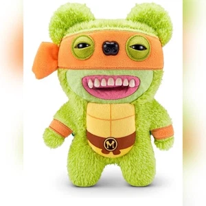 Fuggler Michelangelo TMNT Plush 15707B New Official Teenage Mutant Ninja Turtles - Picture 1 of 6