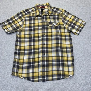 North Face Shirt Adult Mens Large Plaid Button Up Outdoor Casual Lightweight - Imagen 1 de 12