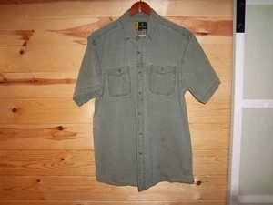 Browning Button Down Kurzarm Hemd Größe Lg / Grün / Freizeit - Bild 1 von 7
