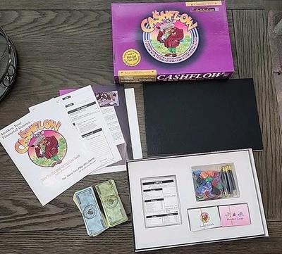 Cashflow Boardgame Rich Dad Poor Dad Investing Game Finance Complete - Image 1 of 4
