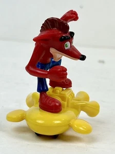 Hardee's CRASH BANDICOOT Boogie Board Figurine Pull-Back Racer (Original Owner) - Picture 1 of 8