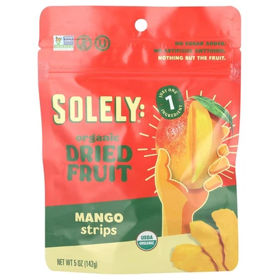 Frutos secos orgánicos, tiras de mango, 5 oz (142 g) Foto 1 de 2