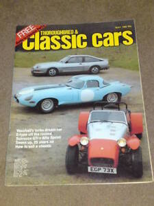 CLASSIC CARS - SCIROCCO GTI - May 1982 Vol 9 # 8