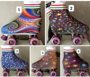 Copripattini Resistenti pattinaggio artistico IN LYCRA Felpata fantasia - Foto 1 di 6