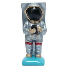 Resin Astronaut Shaped Mobile Phone Holder Figurines Miniatures Craft Home Use