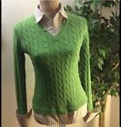 Aeropostal Limited Edition Green Acrylic Sweater Size M