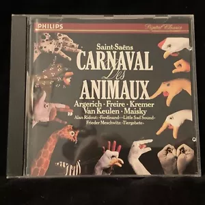 SAINT-SAENS Carnaval des Animaux ARGERICH Freire Kremer PHILIPS SOLID SILVER CD - Bild 1 von 3