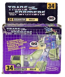 MIX MASTER MIXMASTER TRANSFORMERS TRASFORMER ROLLO EXCAVATOR GIG TAKARA JAPAN 84 - Picture 1 of 19