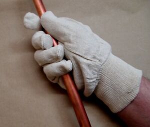 12 Pair, 7 oz Cotton Canvas Mens Gloves, Gardening/Light Industrial Use