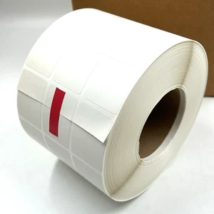 2 Rolls 1.5" x 1.5" (3-Up) 20,000 Thermal Transfer Shipping Labels 3" Core - Picture 1 of 8