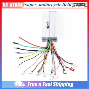 DC 48V 1800W Brushless Speed Controller For Electric Scooter E-Bike Go Kart ATV - Picture 1 of 13