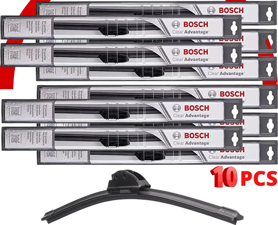 Juego de 10 piezas escobillas limpiaparabrisas Clear Advantage Bosch 17CA" delanteras izquierda o derecha Foto 1 de 1