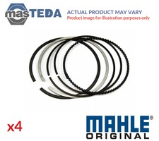 ENGINE PISTON RING SET MAHLE ORIGINAL 228 90 N0 4PCS I STD FOR MAN F 90,F 2000