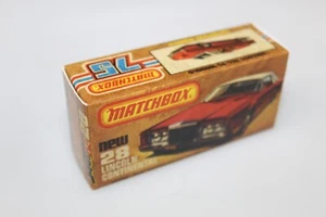 New for 2023 Matchbox Superfast #28 Lincoln Continent HQ Repro Box Not the model - Picture 1 of 5